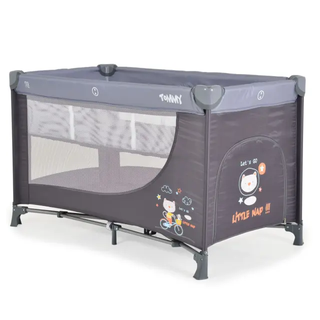 Cangaroo Παρκοκρέβατο 2 Επιπέδων Tommy Grey 3800146249595