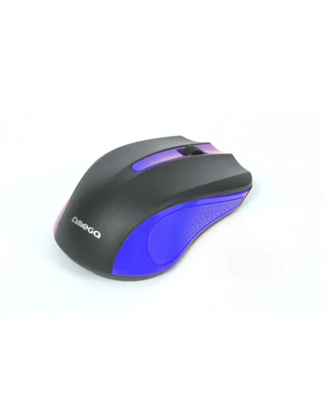 MOUSE OMEGA OM-05BL OPTICAL 800-1200-1600DPI BLUE BLISTER [41787] 2