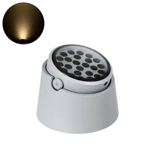 Κινούμενος Προβολέας LED Wall Washer 2700K 36W 3240lm IP67 FLOODRANA 90489 Γκρί