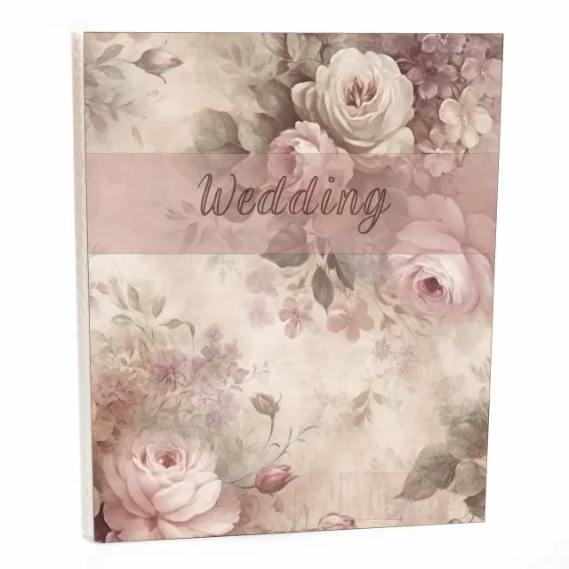 Άλμπουμ pocket με θήκες για 40 φωτογραφίες 15Χ21 wedding flowers