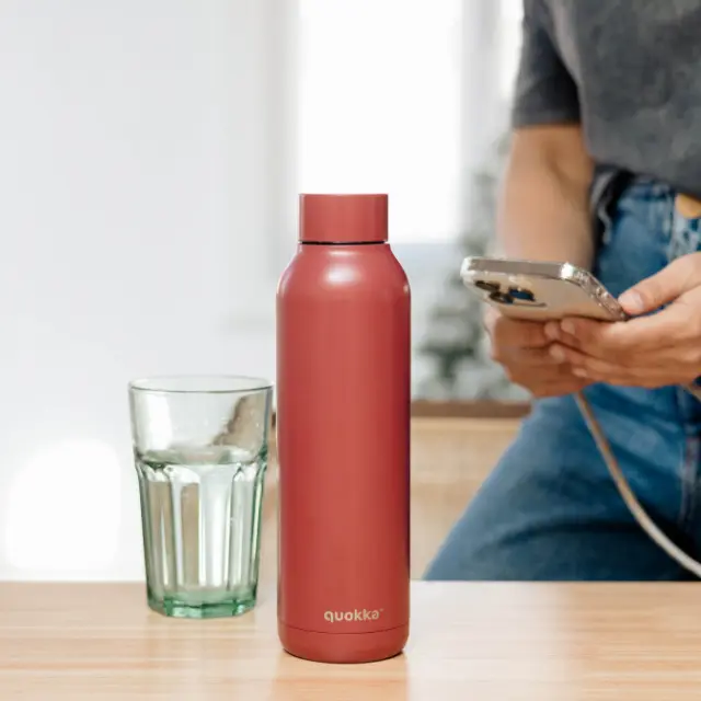 Quokka Μπουκάλι Θερμός Ανοξείδωτο 630ml Κόκκινο-12096 2