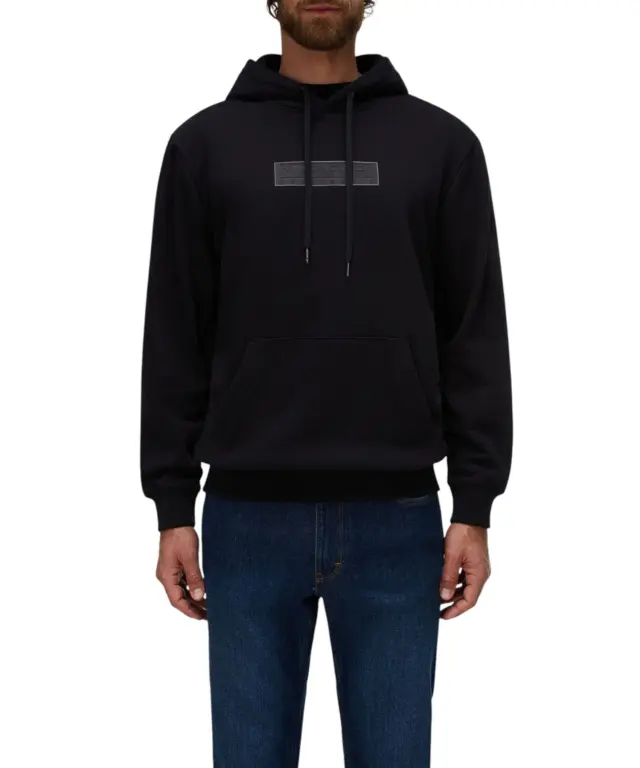 Napapijri - Ανδρικό Φούτερ Με Κουκούλα B-Box Logo NP0A8BLT-941 Μαύρο - S
