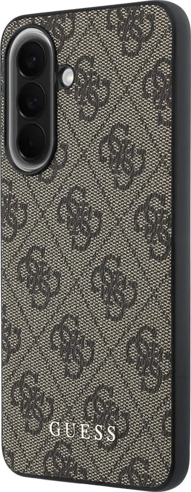 Guess PU 4G Metal Classic Logo Case for Samsung Galaxy A57 Brown