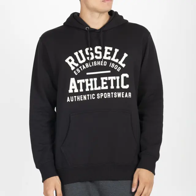 Russell Athletic Pullover Hoodie (A2019-2-099) - Μαύρο