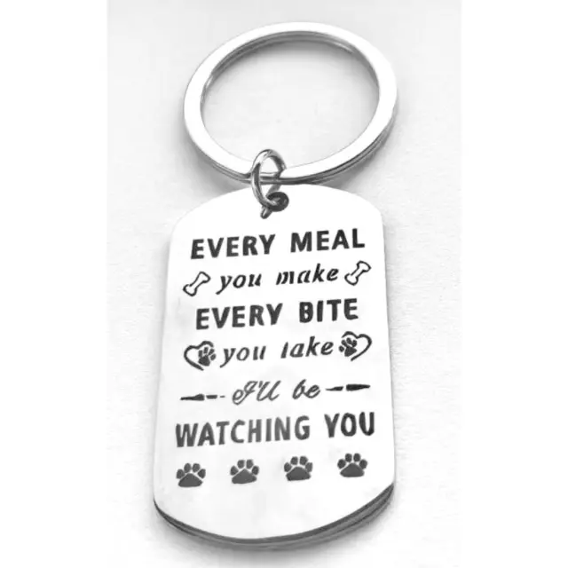 Μπρελόκ Σκύλου "Every Meal Every Bite" 5x2.8cm