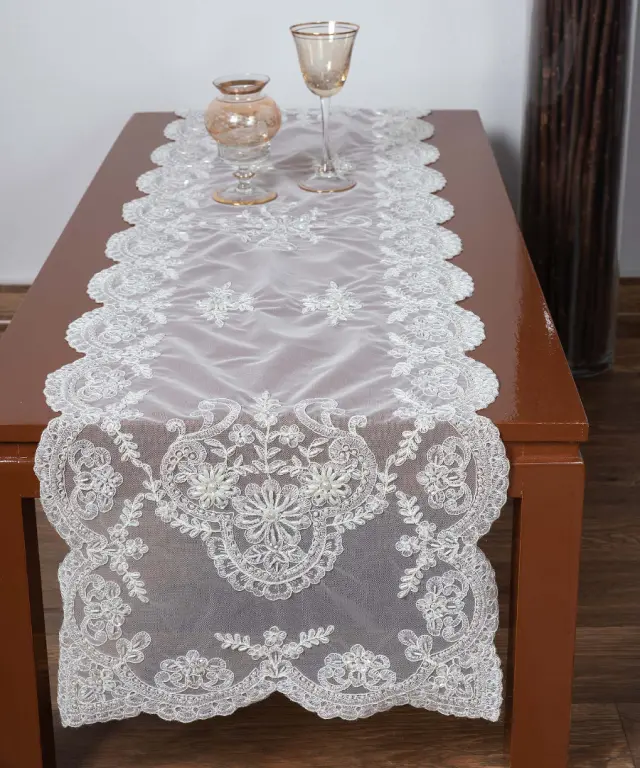 τραβέρσα (40cm X 110cm) YL12A-176 ivory - -