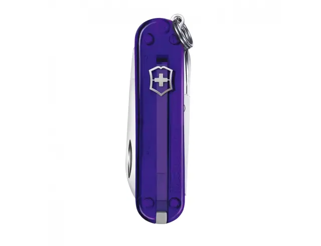 Ελβετικός Σουγιάς Victorinox Classic SD Transparent με 7 λειτουργίες και μήκος 5.8cm - Persian Indigo0.6223.T29G 2