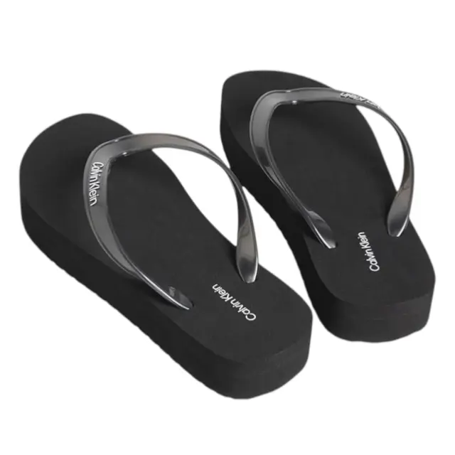 Γυναικείες Σαγιονάρες Calvin Klein HW0HW03120-0GJ Μαύρες Μαύρο - 37 3
