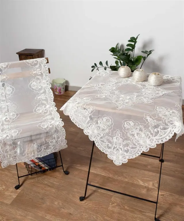 τραπεζοκαρέ (140cm X 140cm) YL169-14B3 - -