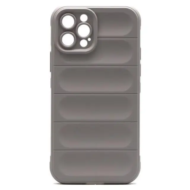 Θήκη Shield TPU inos Apple iPhone 12 Pro Max Stripes Ανοιχτό Γκρι N59420