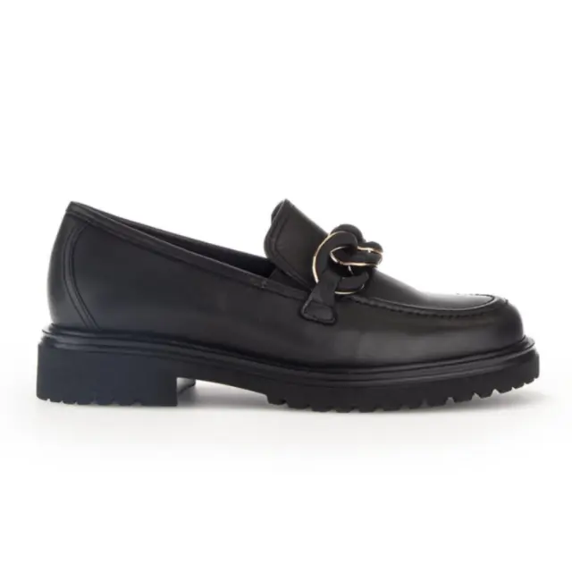 Gabor Μοκασίνια-Loafers Γυναικείο δέρμα Μαύρο GAB/52554 57-SCHWARZ
