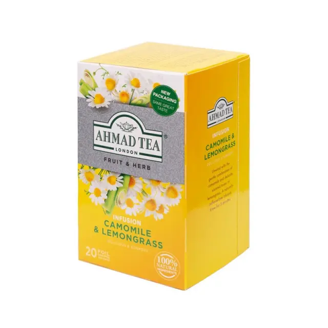 Ahmad Tea CAMOMILE & LEMONGRASS (Fruit & Herb) - 20 φακελάκια