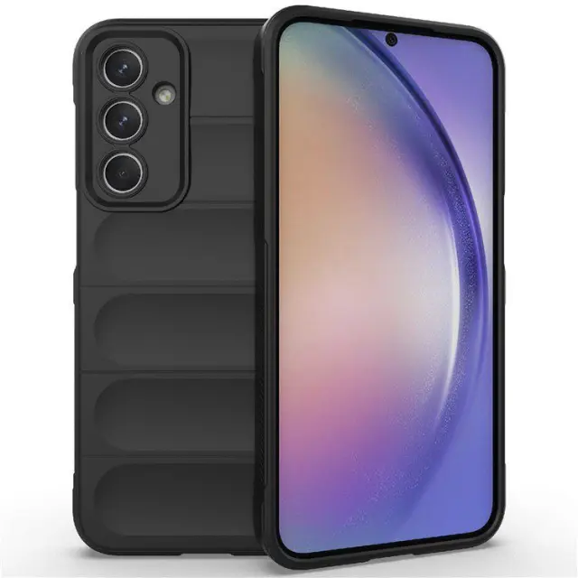 Rugged Anti-Scratch Θήκη για Samsung Galaxy M35 5G- Black OEM