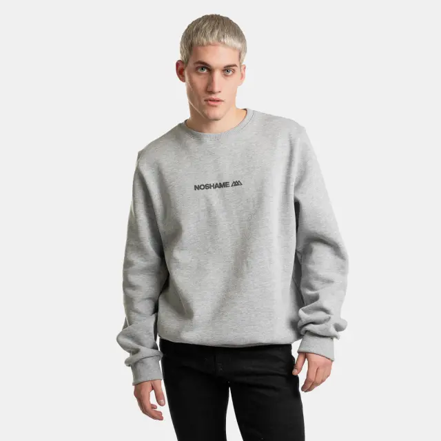 Φούτερ Noshame® Γκρι με τύπωμα - 512516 - XXL