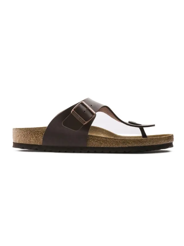 Birkenstock Σαγιονάρες Unisex Birko-Flor(ανθεκτικό υλικό της Birkenstock-επιτρέπει την επαφή με το νερό) Καφέ BIR/RAMSES 044701 DARK BRO 3