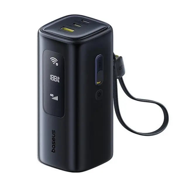 Baseus PowerBank EnerGeek GX11 MiFi 20000mAh 67W Black