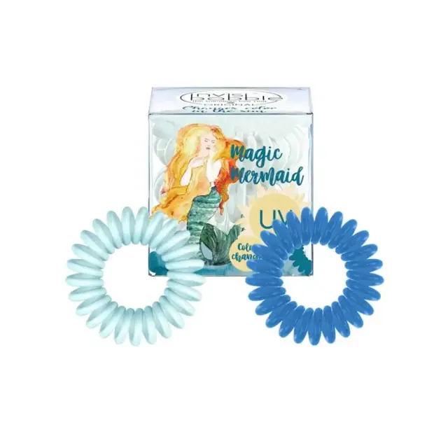 Invisibobble Original UV Magic Ocean Tango Λαστιχάκι που αλλάζει χρώμα Γαλάζιο, 3 τμχ