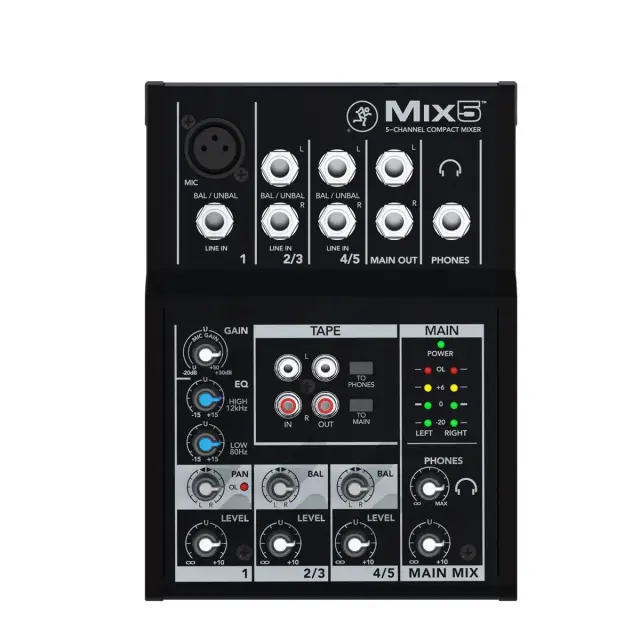 Mackie Mix5 Αναλογική Κονσόλα Μίξης