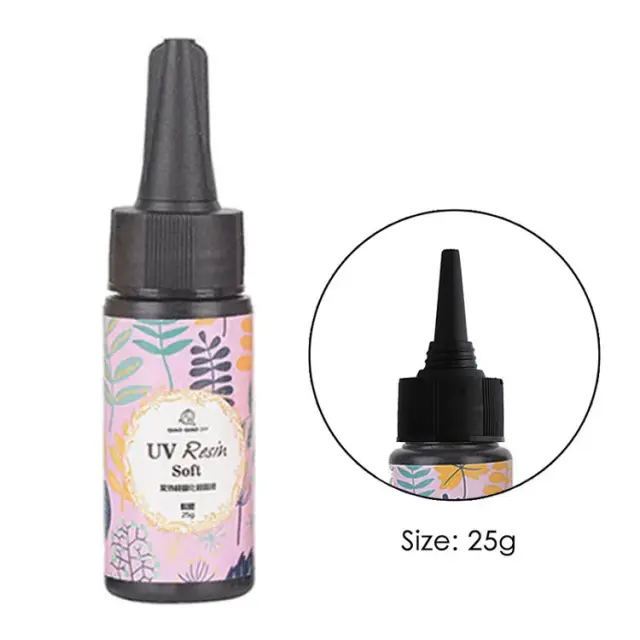 Διάφανη UV Ρητίνη, Soft - 25gr