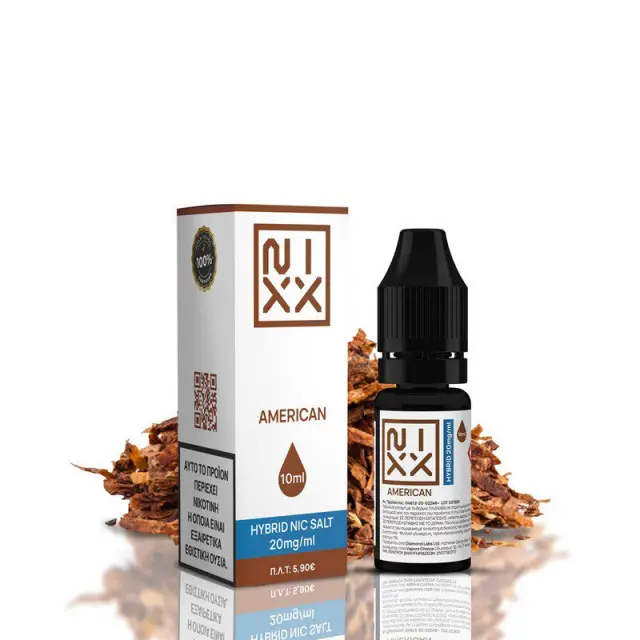 Nixx American Έτοιμο Υγρό 10ml 20mg Hybrid Nic Salt