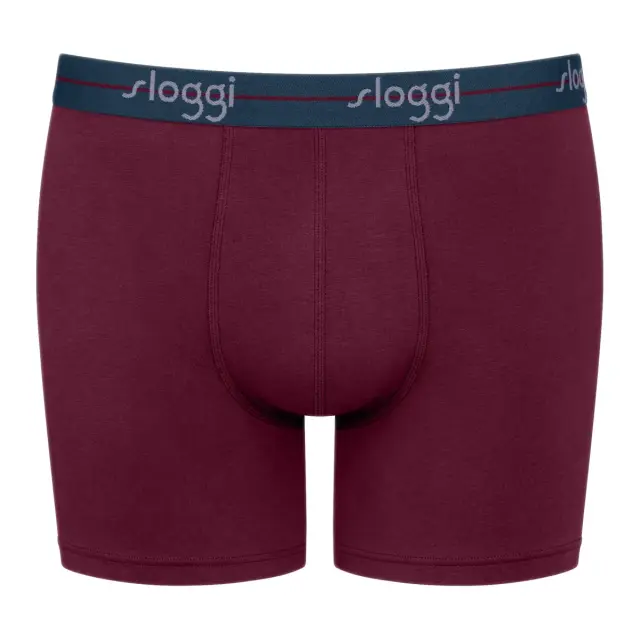 Sloggi Ανδρικό Boxer Start Short Box - Διπλό Πακέτο, Χρώμα Brown Combination 2