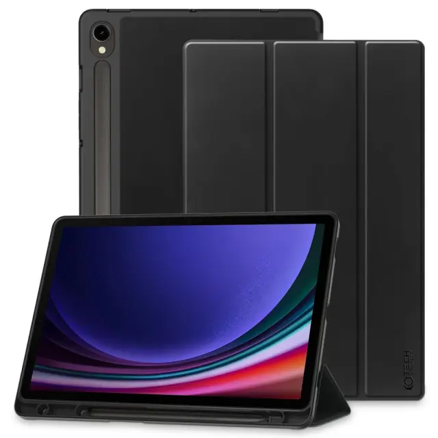 Tech-Protect SmartCase με Βάση για Pen Samsung Galaxy Tab S9 11.0 / S9 FE / S10 FE / S10 LITE 10.9 Black
