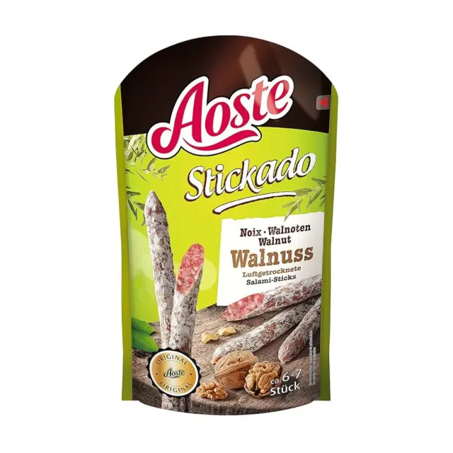 Aoste Salami Stickado Walnut 70gr