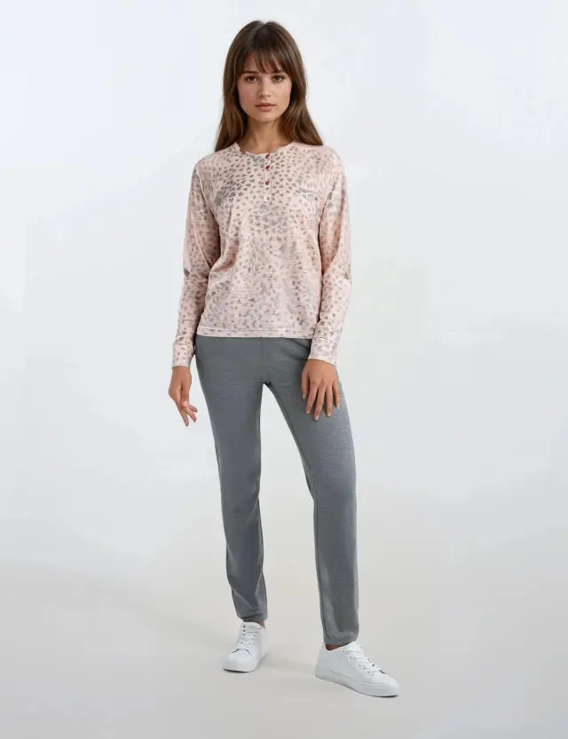 W627 - Type - PYJAMA SILVER LOVE - S