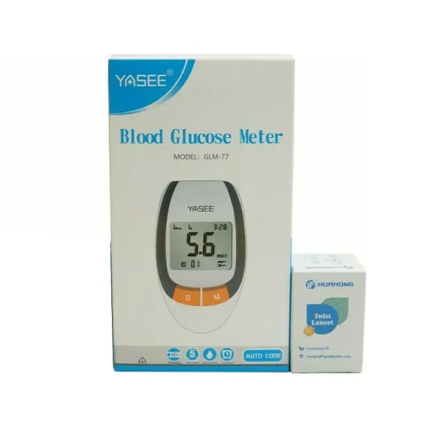 Yasee GLM-77 Μετρητής Σακχάρου και νυστέρι - Blood glucose meter with twist lancet 68106 3