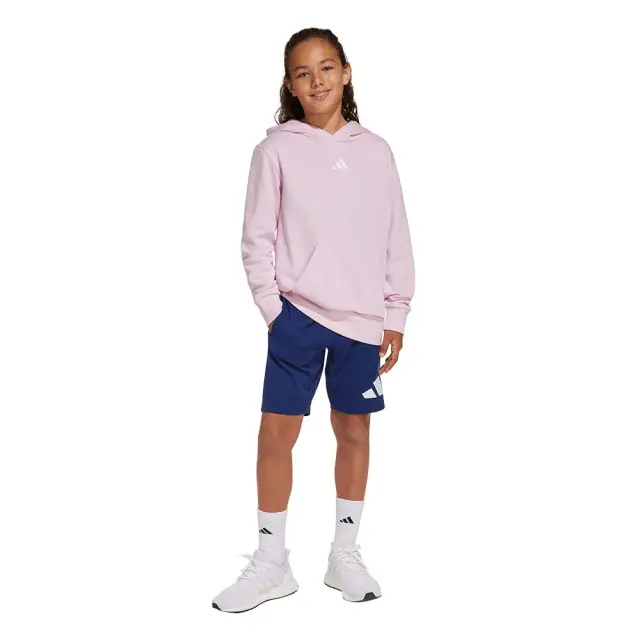 adidas Sportswear Unisex Kids Small Logo Fleece 225 Hoodie Ροζ JC9773 (adidas Sportswear) 3