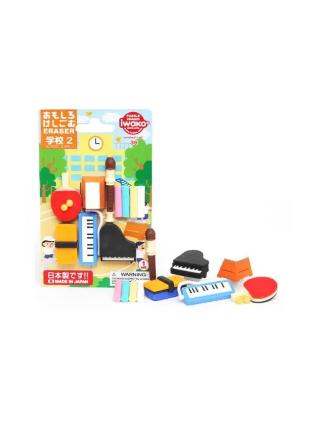 Σετ Γόμες 3D School Supply iwako / ER-BRI039 (IWAKO)