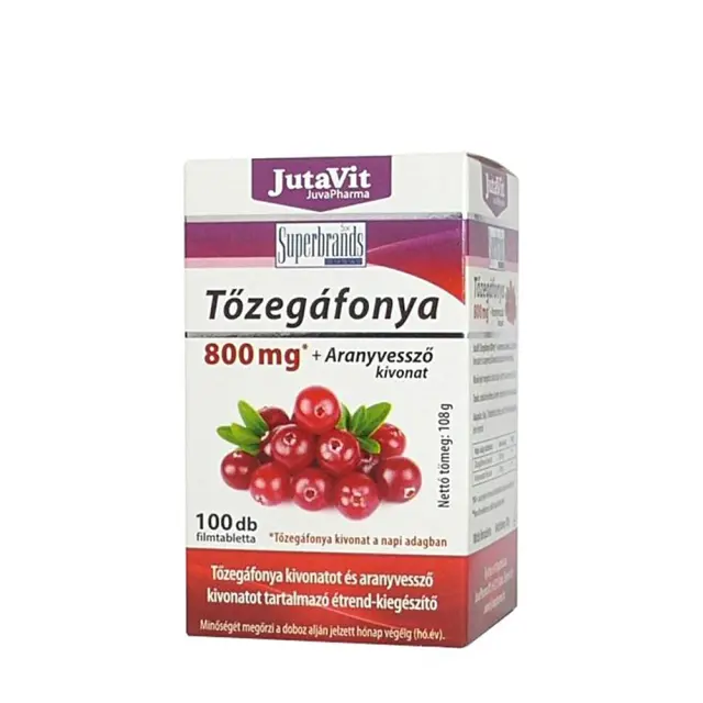 JutaVit Cranberry 800 mg + Goldenrod Extract 100 Tablets