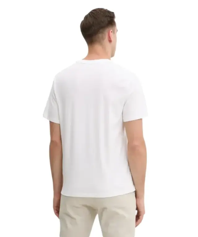 Pepe Jeans - Ανδρικό T-shirt Contrast Connor Regular Fit PM509933-800 Λευκό - XL 2