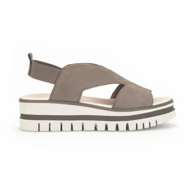 Gabor Πέδιλα Γυναικείο δέρμα Nubuck Γκρί GAB/44623 18-WALLABY - 41