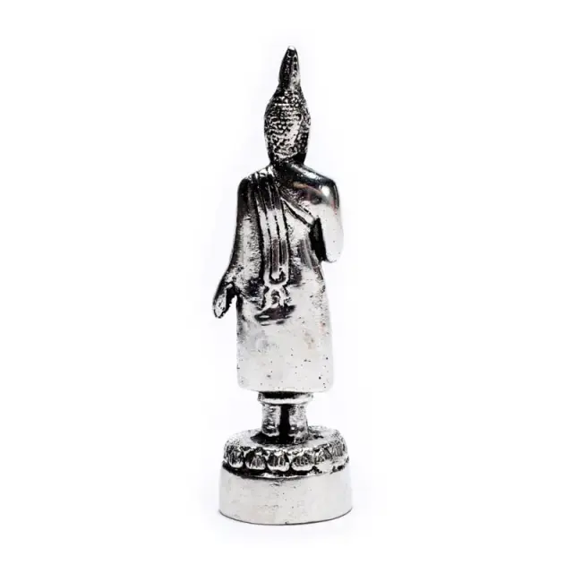 Βουδιστικό μικρό Γλυπτό Tuesday Nirvana Buddha Statue με βάση 9cm από Ορείχαλκο 2