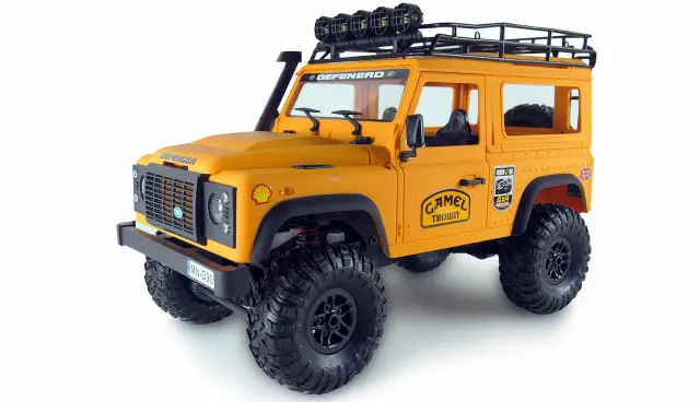 AMEWI Land Rover Defender 90 Τηλεκατευθυνόμενο Crawler 4x4 με Φώτα LED 1:12 Πορτοκαλί 22565