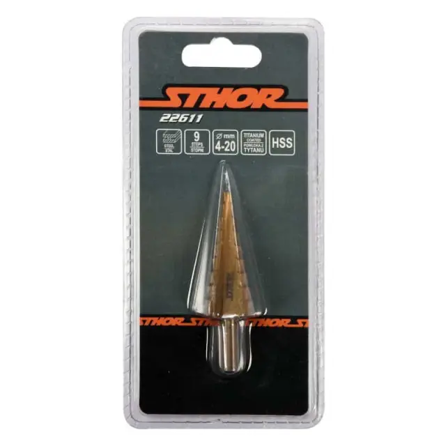 Sthor Τρυπάνι Κωνικό Με Διαβάθμιση 4-20mm 22611 2