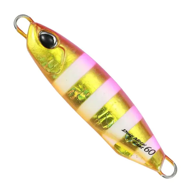 Πλάνος DUO Drag Metal Cast 80gr PJA0045 Pink Gold Zebra Glow
