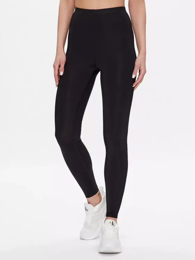 Calvin Klein - Γυναικείο Μακρύ Κολάν 00GWS3L602-BAE Μαύρο - XL