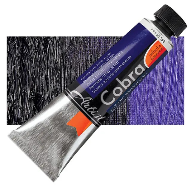 Λάδι Νερού Talens Cobra - 568 Permanent Blue Violet - 40ml