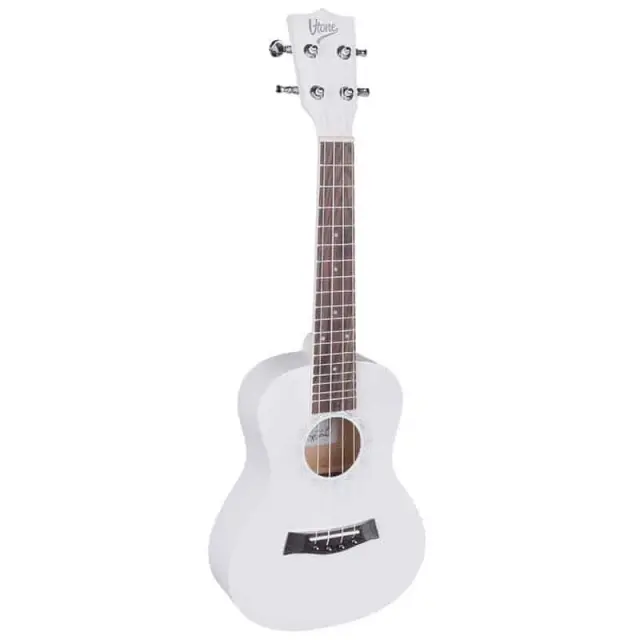 V-TONE UK23 WH acoustic concert ukulele 23" white + cover 2