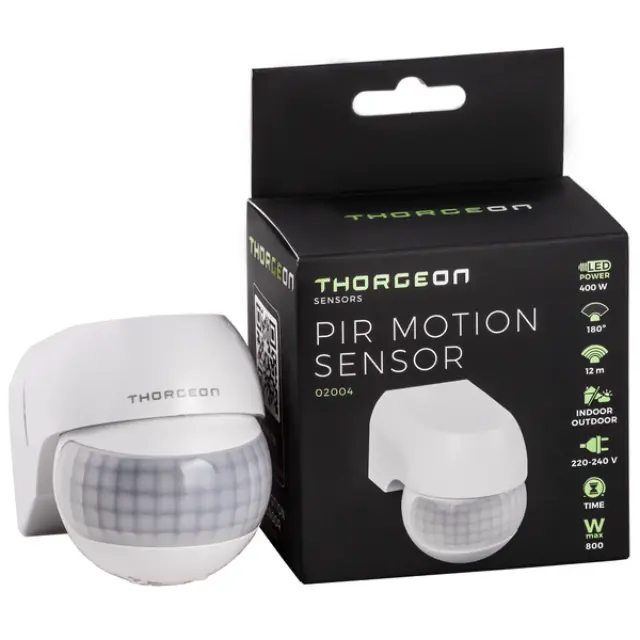 PIR Motion Sensor 12m max800W IP44