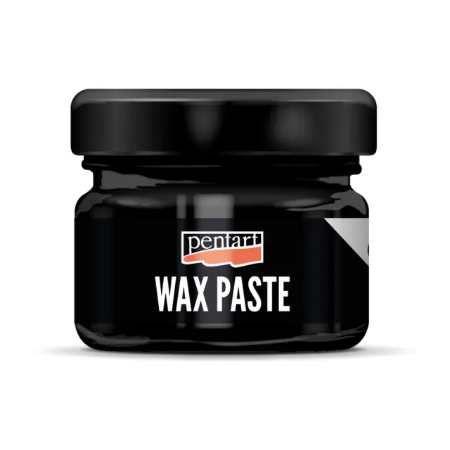 Πατίνα Wax paste Metallic 20ml Pentart, Μαύρη
