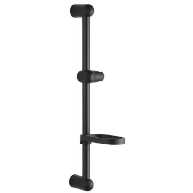 38-6012 VISTA- ΒΕΡΓΑ ΝΤΟΥΣ 60CM*DIA BLACK MAT ΜΕ ΣΑΠΟΥΝΟΘΗΚΗ GLORIA