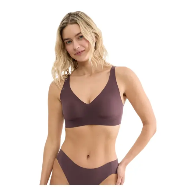 Sloggi Γυναικείο Σουτιέν ZERO Feel 2.0 Soft bra, Χρώμα Merlot