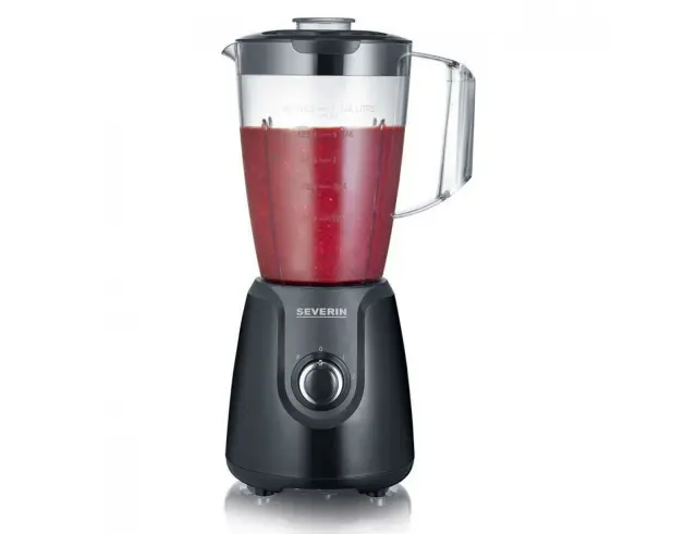 Μπλέντερ Severin SM3707 με ισχύ 600W, χωρητικότητα 1.5L και 2 ταχύτητες - Black 3707SEV 2