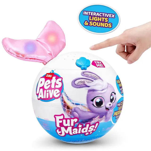 Λούτρινο σε Αυγό Zuru Pets Alive Γοργόνα Furmaids 3