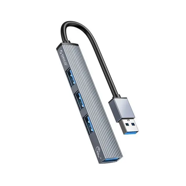 Orico Docking Station AH-A13 USB-A 1x USB-A 3.0 3x USB-A 2.0 Gray