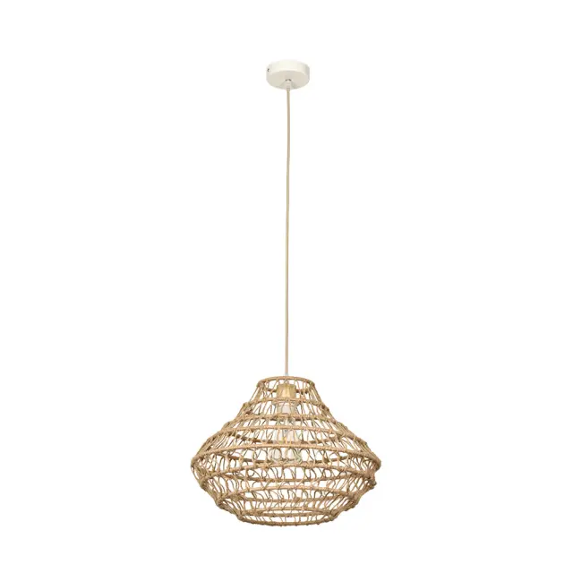 InLight Κρεμαστό Φωτιστικό από σχοινί 1xE27 D:40cm (4042) 2