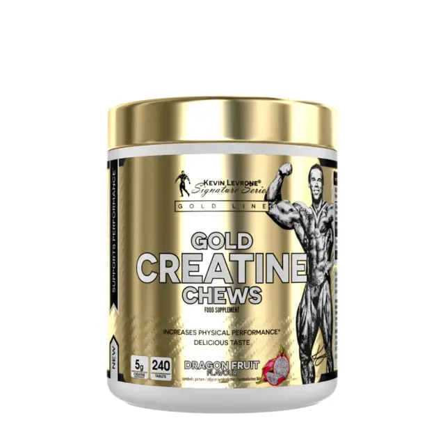 Kevin Levrone Gold Line Creatine Chews Dragon Fruit, 240 Tablets